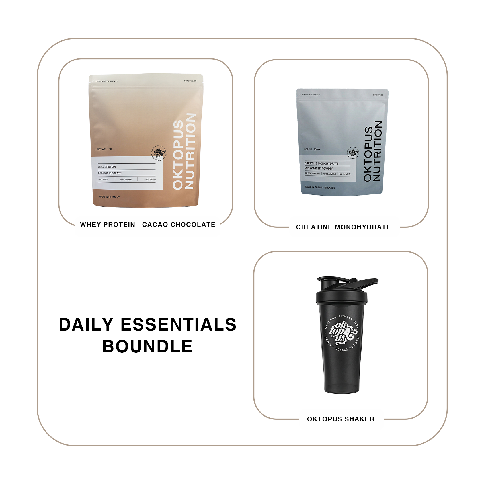 Daily Essentials Bundle - Cacao Chocolate